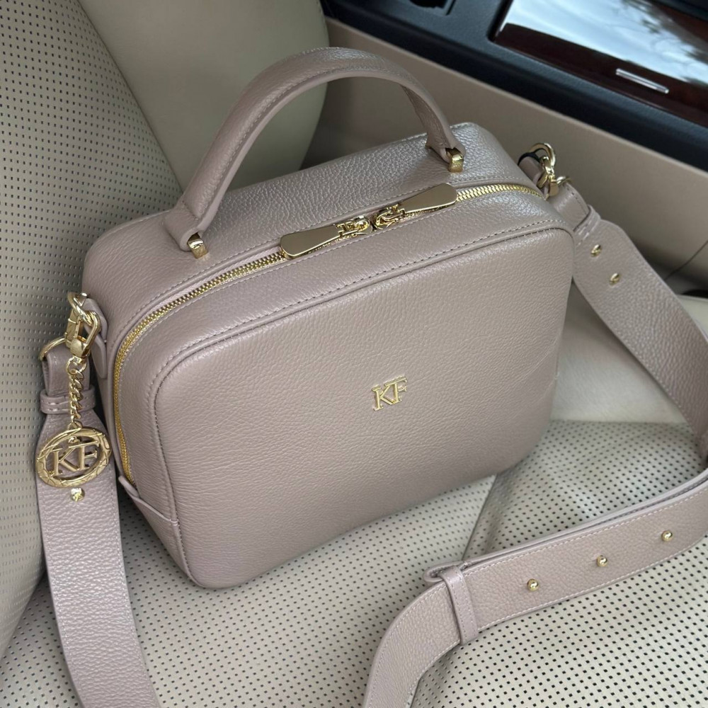 Women’s leather crossbody bag Casey M KF-7722-1