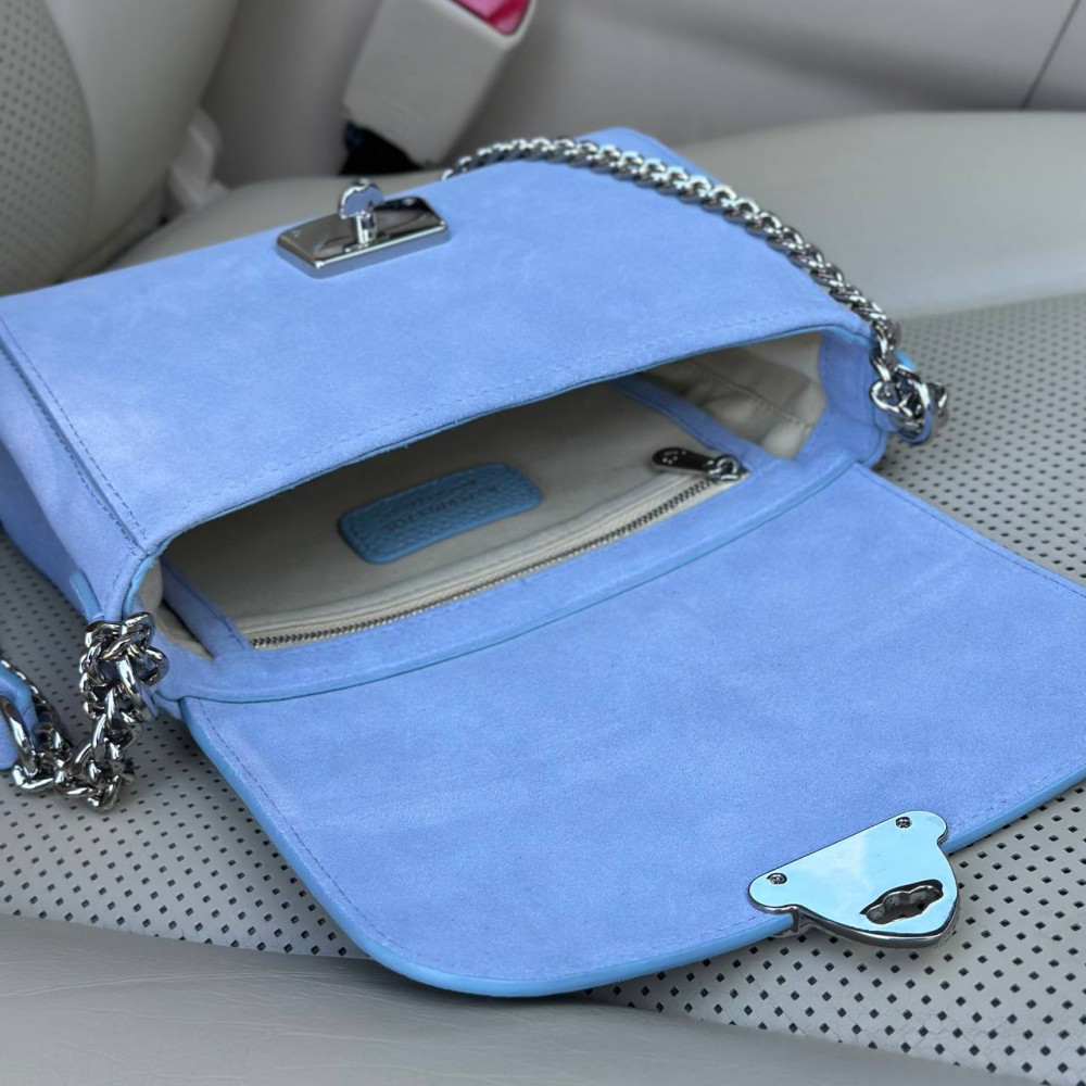 Women’s leather bag on a chain Prima S KF-7738-2