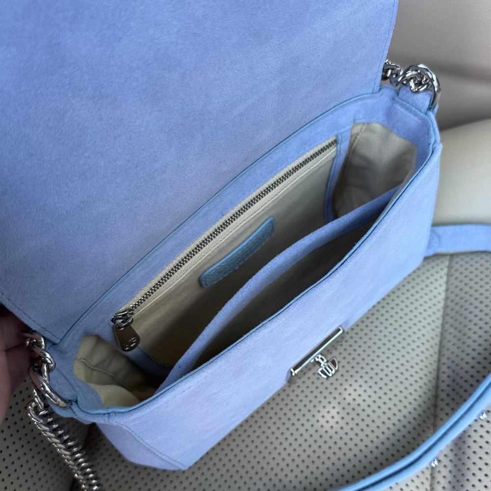 Women’s leather bag on a chain Prima S KF-7738-3