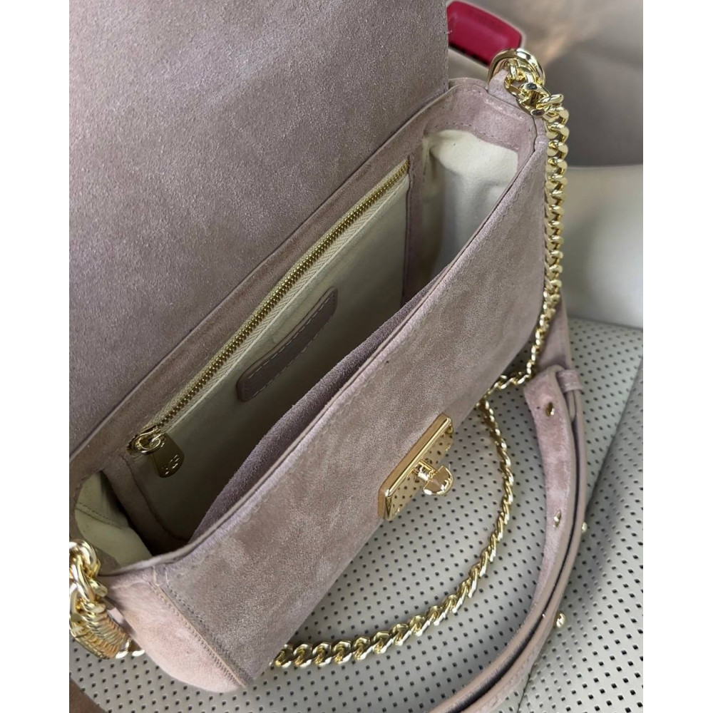 Women’s leather bag on a chain Prima S KF-7741-3
