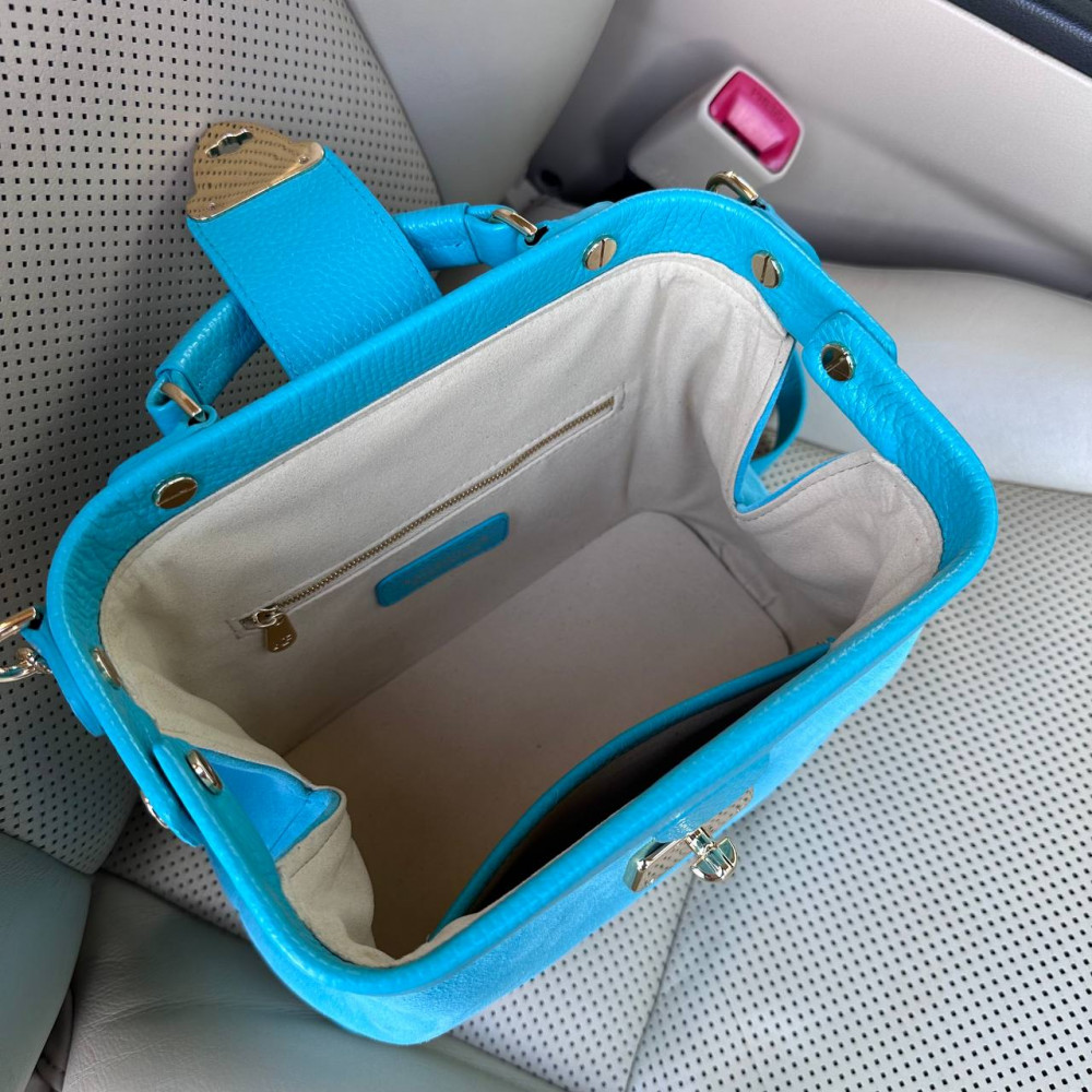 Жіночий шкіряний саквояж Diana KF-7742-3