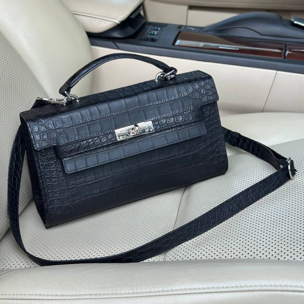 Women’s leather briefcase Solomia  Long KF-7847