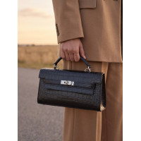 Women’s leather briefcase Solomia  Long KF-7847-2