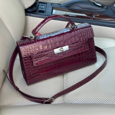 Women’s leather briefcase Solomia  Long KF-7862-