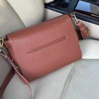 Women’s leather crossbody bag on a wide strap Prima M KF-7880-1