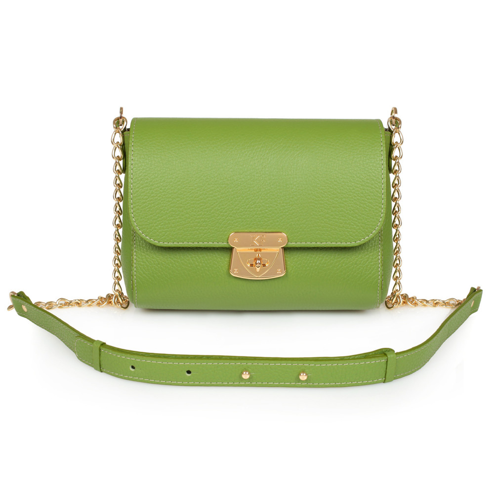 Жіноча шкіряна сумка на ланцюжку Prima S KF-918-