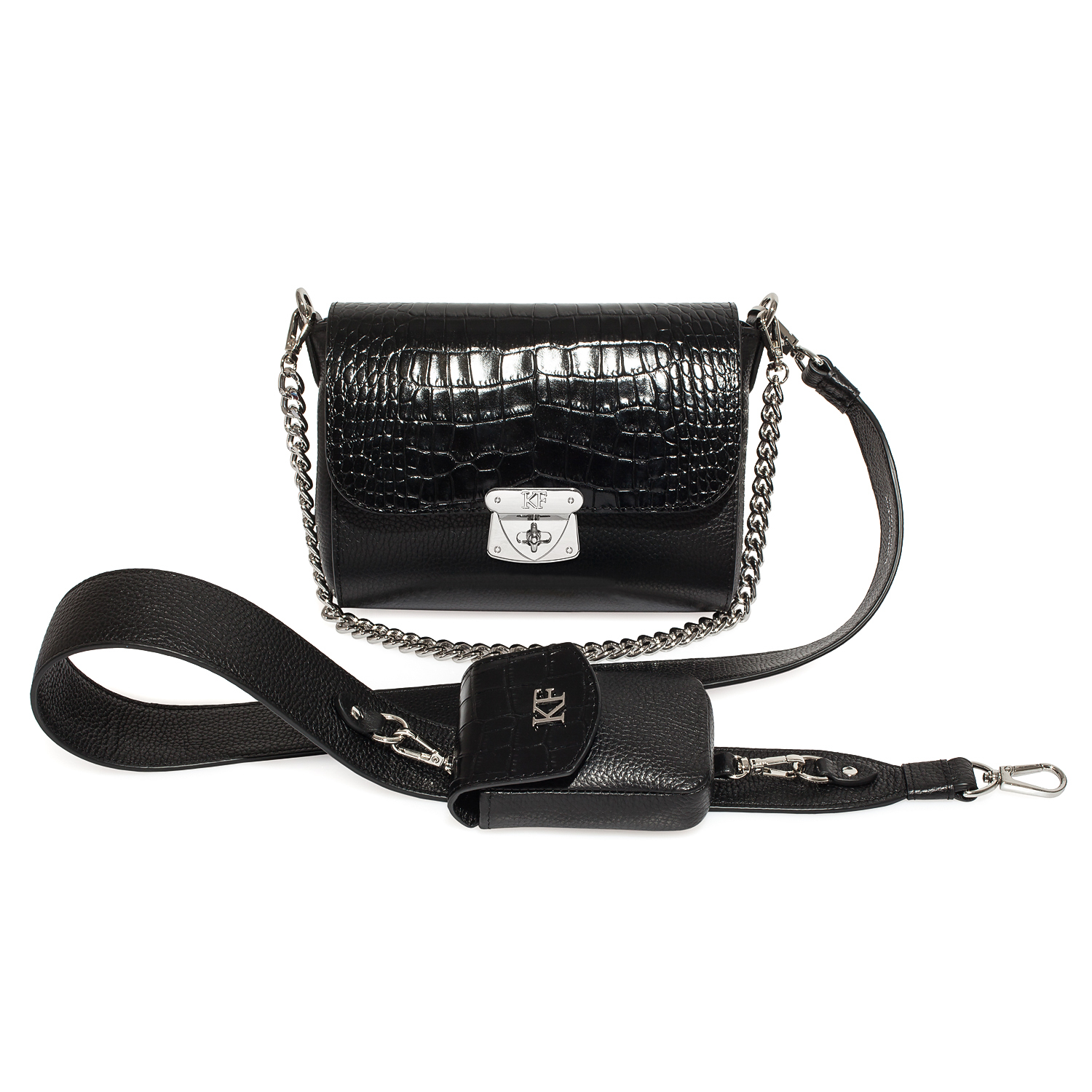 Women's leather crossbody bag on a wide strap Prima Ann KF-5586. Buy  women's leather Crossbody bags on a wide strap online on store Katerinafox.  Worldwide delivery, price and reviews - on website.